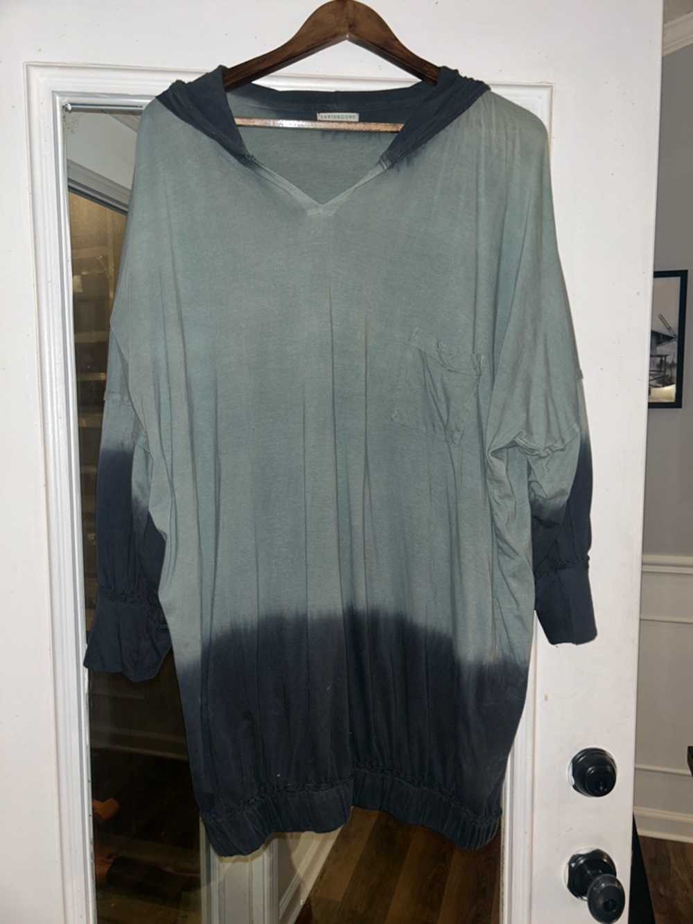 EARTHBOUND Dark Gray Crewneck Top